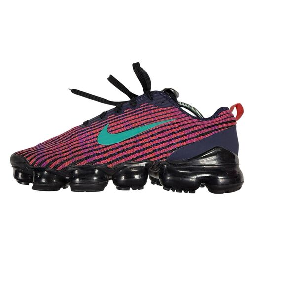 Nike vapormax flyknit pink Navy size 7Y EU40 - Picture 1 of 6